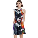 Halloween T-shirts design  Cocktail Party Halter Sleeveless Dress With Pockets