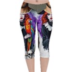 Halloween T-shirts design  Velvet Capri Leggings 