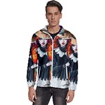 Halloween T-shirts design  Men s High Neck Windbreaker