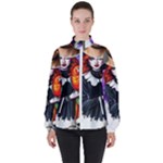 Halloween T-shirts design  Women s High Neck Windbreaker