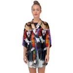 Halloween T-shirts design  Half Sleeve Chiffon Kimono