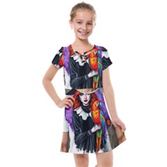 Kids  Cross Web Dress 