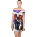 Halloween T-shirts design  Off Shoulder Chiffon Dress