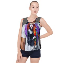 Bubble Hem Chiffon Tank Top 