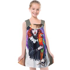 Kids  Cross Back Dress 