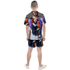 Men s Mesh T-Shirt and Shorts Set 