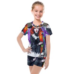 Kids  Mesh T-Shirt and Shorts Set 