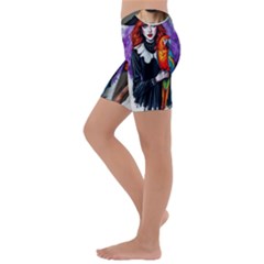 Kids  Lightweight Velour Capri Yoga Leggings 