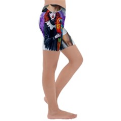 Kids  Lightweight Velour Capri Yoga Leggings 