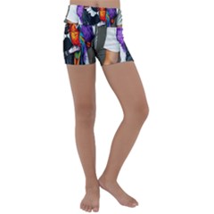 Kids  Lightweight Velour Yoga Shorts 