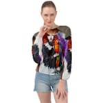 Halloween T-shirts design  Banded Bottom Chiffon Top