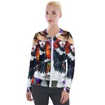 Halloween T-shirts design  Velvet Zip Up Jacket