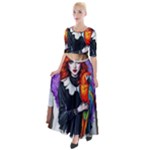 Halloween T-shirts design  Half Sleeves Maxi Dress