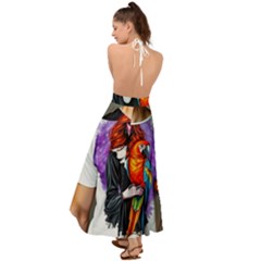 Backless Maxi Beach Dress 