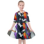 Halloween T-shirts design  Kids  All Frills Chiffon Dress