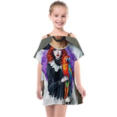 Kids  One Piece Chiffon Dress 