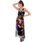 Halloween T-shirts design  V-Neck Chiffon Maxi Dress