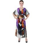 Halloween T-shirts design  V-Neck Boho Style Maxi Dress