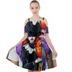 Halloween T-shirts design  Cut Out Shoulders Dress