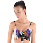 Halloween T-shirts design  Woven Tie Front Bralet