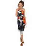 Halloween T-shirts design  Waist Tie Cover Up Chiffon Dress