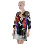 Halloween T-shirts design  Open Neck Shift Dress