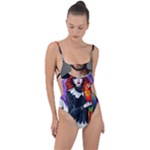 Halloween T-shirts design  Tie Strap One Piece Swimsuit