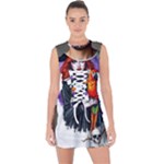 Halloween T-shirts design  Lace Up Front Bodycon Dress