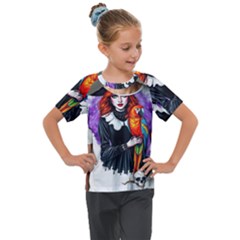 Kids  Mesh Piece T-Shirt 