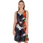 Halloween T-shirts design  Knee Length Skater Dress With Pockets