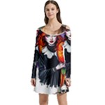 Halloween T-shirts design  Long Sleeve Velour Skater Dress