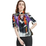 Halloween T-shirts design  Frill Neck Blouse