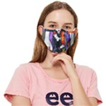 Halloween T-shirts design  Fitted Cloth Face Mask (Adult)