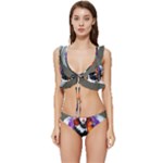 Halloween T-shirts design  Low Cut Ruffle Edge Bikini Set