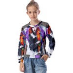 Halloween T-shirts design  Kids  Long Sleeve T-Shirt with Frill 