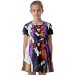 Halloween T-shirts design  Kids  Short Sleeve Pinafore Style Dress