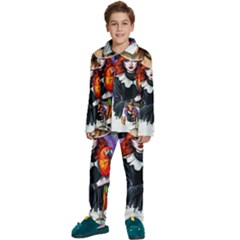 Kids  Long Sleeve Velvet Pajamas Set 