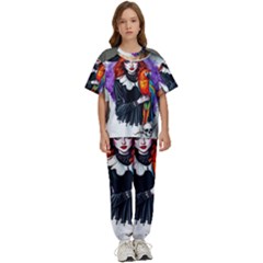 Kids  T-Shirt and Pants Sports Set 