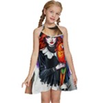 Halloween T-shirts design  Kids  Halter Collar Waist Tie Chiffon Dress