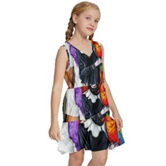 Kids  Sleeveless Tiered Mini Dress 