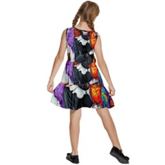 Kids  Sleeveless Tiered Mini Dress 