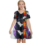 Halloween T-shirts design  Kids  Short Sleeve Tiered Mini Dress