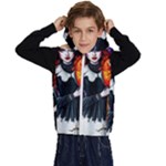 Halloween T-shirts design  Kids  Stylish Hooded Puffer Vest