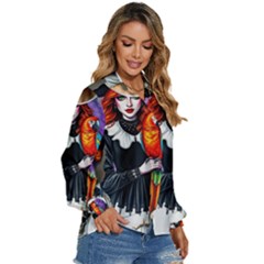 Women s Long Sleeve Button Up Shirt 