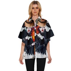 Women s Batwing Button Up Shirt 