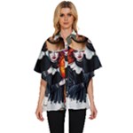 Halloween T-shirts design  Women s Batwing Button Up Shirt