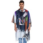 Halloween T-shirts design  Men s Hooded Rain Ponchos