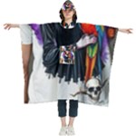 Halloween T-shirts design  Women s Hooded Rain Ponchos