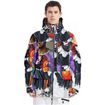 Halloween T-shirts design  Men s Multi Pockets Zip Ski and Snowboard Waterproof Breathable Jacket