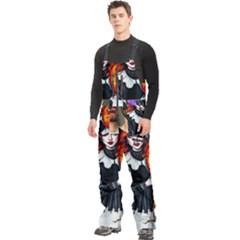 Men s Front Zip Ski And Snowboard Bib Pants 